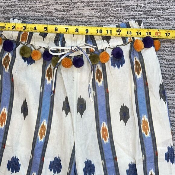 NWT Mari Anthropologie OLLARI POM POM WIDE-LEG TROUSERS Size Small - Picture 7 of 12